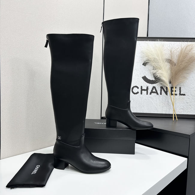 Chanel Shiny Calf Boots 95411-4