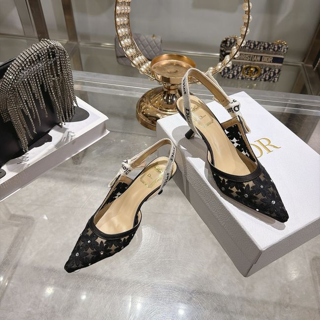 JAdior Slingback Pump Embroidered Plumetis CV642-6