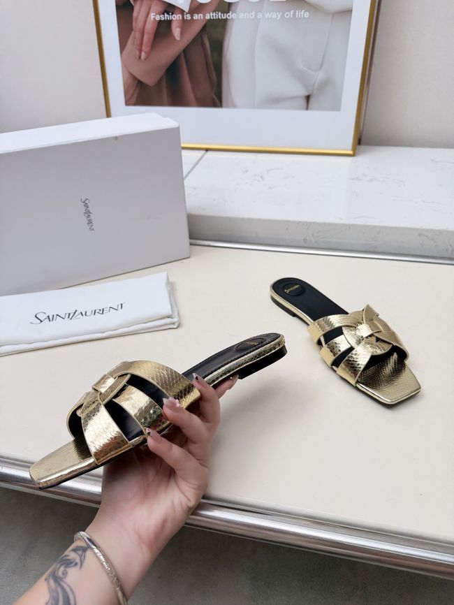 Saint Laurent tribute SANDALS in smooth leather 875936-12 Saint Laurent tribute SANDALS in smooth leather 875936-12