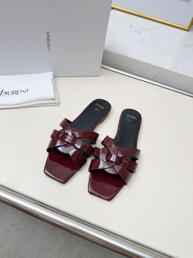 Saint Laurent tribute SANDALS in smooth leather 875936-4